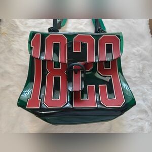 DELVAUX Brillant Handbag The Hero 1829 Green PVC